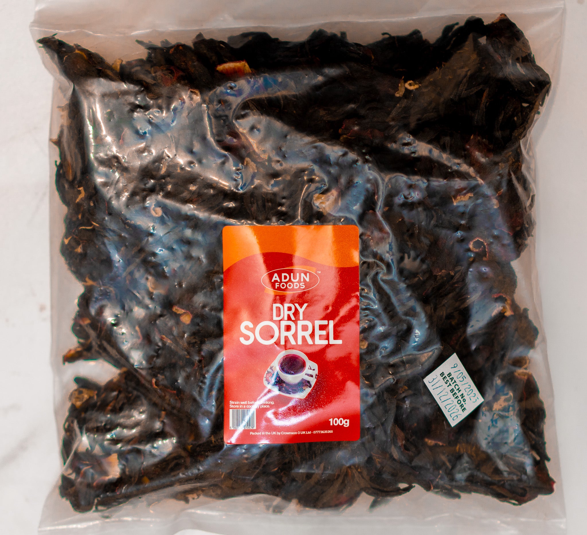 Adun Foods Dry Sorrel (zobo leaves) 100g